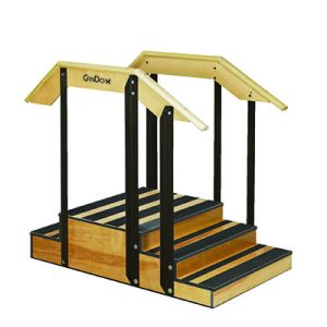 Small Two-Sided Staircase w/30" Platform