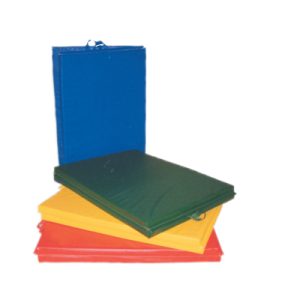 4' x 8' CanDo Mat with Handle Center Fold 2" PU Foam with Cover