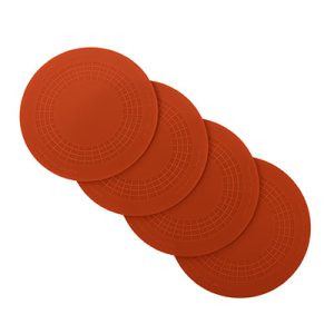 Non-slip Circular Pad 5.5" Diameter Set of 4 Stayput