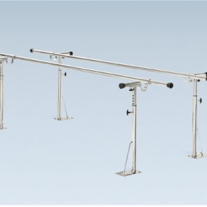 10' Floor Mounted Height and Width Adjustable Parallel Bars
