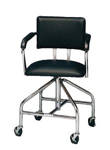 Adjustable Low-boy Whirlpool Chair with Belt 3" Casters