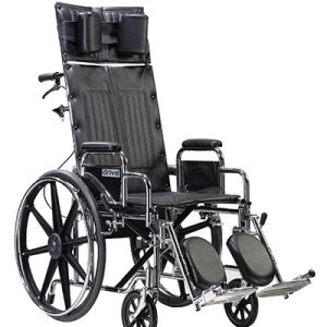 Sentra Reclining Wheelchair Detachable Desk Arms 22" Seat