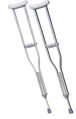 Aluminum Crutch Youth Underarm Adjustable 4' 6" - 5' 2" 1 Pair