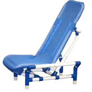 Reclining Bath Chair with Safety Harness Medium 130 lb.