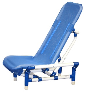 Reclining bath chair with Safety Harness Large/X-Large 180 lb.