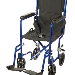 Lightweight Transport Wheelchair 17" Seat