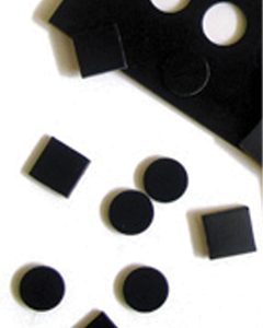 Non-Slip Self-Adhesive Feet (7/8" diameter) 12 each Dycem