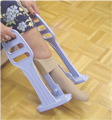 Compression sock aid